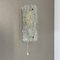 Small German Ice Glass Wall Light, 1970s, Image 8