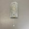 Small German Ice Glass Wall Light, 1970s 2