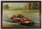 After Dion Pears, Ferrari 250 GTO, 1960s, Oil Painting, Framed 11
