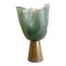 Lampada da tavolo in vetro di Murano verde latte di Simoeng, Immagine 1