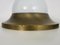 Austrian Space Age Wall Light in Opaline and Golden Metal, 1970s 7