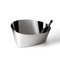 Pond Ice Bucket in Steel by Aldo Cibic for Paola C 1