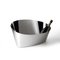 Pond Ice Bucket in Steel by Aldo Cibic for Paola C, Image 1