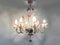 Vintage Italian Chandelier in Transparent and Purple Murano Glass from Made Murano Glass, 1930s 3