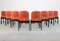 Chaises 121 en Bois et Cuir par Tobia & Afra Scarpa pour Cassina, 1965, Set de 8 3