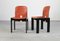 121 Chairs in Wood and Leather by Tobia & Afra Scarpa for Cassina, 1965, Set of 8, Image 11