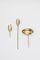 Brass Lígula, Cochler & Trulla Spoon Set by Raquel Vidal and Pedro Paz, Set of 3 3