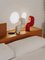 Red Wall Lamp by André Ricard 11
