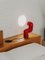 Red Wall Lamp by André Ricard 10