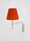 Rote BC3 Wandlampe von Santa & Cole 2