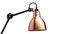 Copper Lampe Gras N° 210 Wall Lamp by Bernard-Albin Gras 3