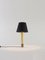 Lámpara de mesa Básica M1 de bronce y negro de Santiago Roqueta para Santa & Cole, Imagen 4
