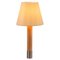 Nickel and Natural Básica M1 Table Lamp by Santiago Roqueta for Santa & Cole 1
