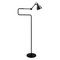 Black and Copper Lampe Gras N° 411 Floor Lamp by Bernard-Albin Gras 1