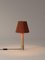 Nickel and Terracotta Básica M1 Table Lamp by Santiago Roqueta for Santa & Cole 2
