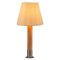 Nickel and Natural Básica M1 Table Lamp by Santiago Roqueta for Santa & Cole 1