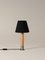 Lampada da tavolo Básica M1 nera e nichel di Santiago Roqueta per Santa & Cole, Immagine 3