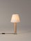 Lámpara de mesa Básica M1 de níquel y blanco de Santiago Roqueta para Santa & Cole, Imagen 2