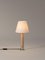 Nickel and White Básica M1 Table Lamp by Santiago Roqueta for Santa & Cole 2