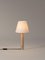 Nickel and White Básica M1 Table Lamp by Santiago Roqueta for Santa & Cole 2