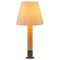 Bronze and Natural Básica M1 Table Lamp by Santiago Roqueta for Santa & Cole 1