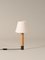 Lámpara de mesa Básica M1 de bronce y blanco de Santiago Roqueta para Santa & Cole, Imagen 3
