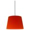 Red Sísísí Cónicas GT1 Pendant Lamp by Santa & Cole 1