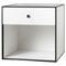 49 White Frame Box with 1 Drawer by Lassen 1