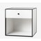 49 White Frame Box with 1 Drawer by Lassen 2