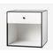 49 White Frame Box with 1 Drawer by Lassen, Image 2