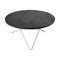 O Table aus schwarzem Schiefer & Stahl von Oxdenmarq 1