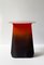 Youmy Round Red Shaded Side Table by Mademoiselle Jo, Image 3