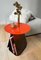 Table d'Appoint Ronde Youmy Rouge Shaded par Mademoiselle Jo 4