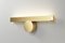 Ip Calee V1 Satin Polished Brass Wall Light by POOL 4