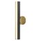 Ip Calee V2 Satin Graphite and Brass Wall Light by POOL, Image 1
