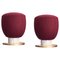 Collection Red Puff Toad Stools by Pepe Albargues, Set of 2 1