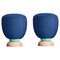 Tabourets Collection Blue Puff Toad par Pepe Albargues, Set de 2 1