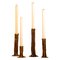 Dark Patina Arbor Candlesticks by Studio Palatin, Set of 4 1