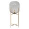 Oda in Between Steel Grey Brass Floor Lamp by Pulpo, Image 1