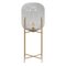 Oda in Between Steel Grey Brass Floor Lamp by Pulpo, Image 1