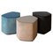 Leather Stools by Nestor Perkal, Set of 3 1