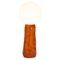 Kokeshi High White Acetato Terrakotta Stehlampe von Pulpo 1