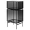Lyn Small Grey Black Cabinet from Pulpo 1