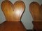 Mid-Century Stühle mit Herzförmiger Rückenlehne & Spreizbeinen 1950er, 4 . Set 10