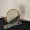 Mid-Century Table Brass Mirror in the style of Fontana Arte, 1950s, Image 4