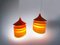 Cultural Orange Pendant Lamp by Bent Boysen for Ikea, Sweden, 1980s 16