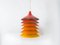 Lampada a sospensione Cultural arancione di Bent Boysen per Ikea, Svezia, anni '80, Immagine 1