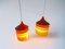 Cultural Orange Pendant Lamp by Bent Boysen for Ikea, Sweden, 1980s 17