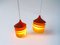 Lampe à Suspension Cultural Orange par Bent Boysen pour Ikea, Suède, 1980s 17