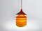 Lampada a sospensione Cultural arancione di Bent Boysen per Ikea, Svezia, anni '80, Immagine 14